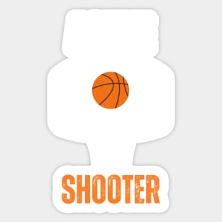 Active shooter basketball Sticker